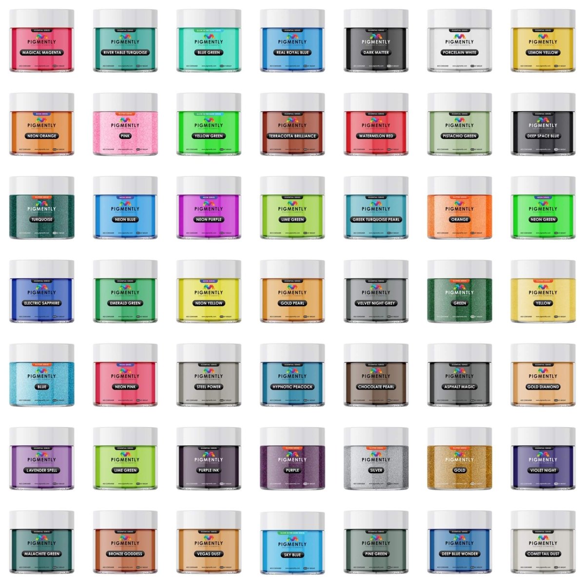 51 Mega Bundle Epoxy Powder Pigments - SiliNOT!