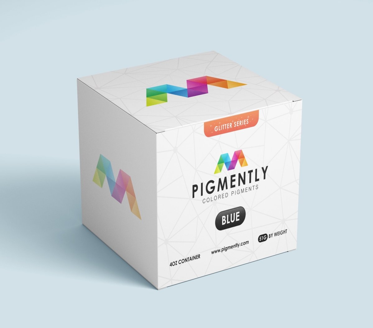 Blue Glitter Epoxy Powder Pigment - SiliNOT!