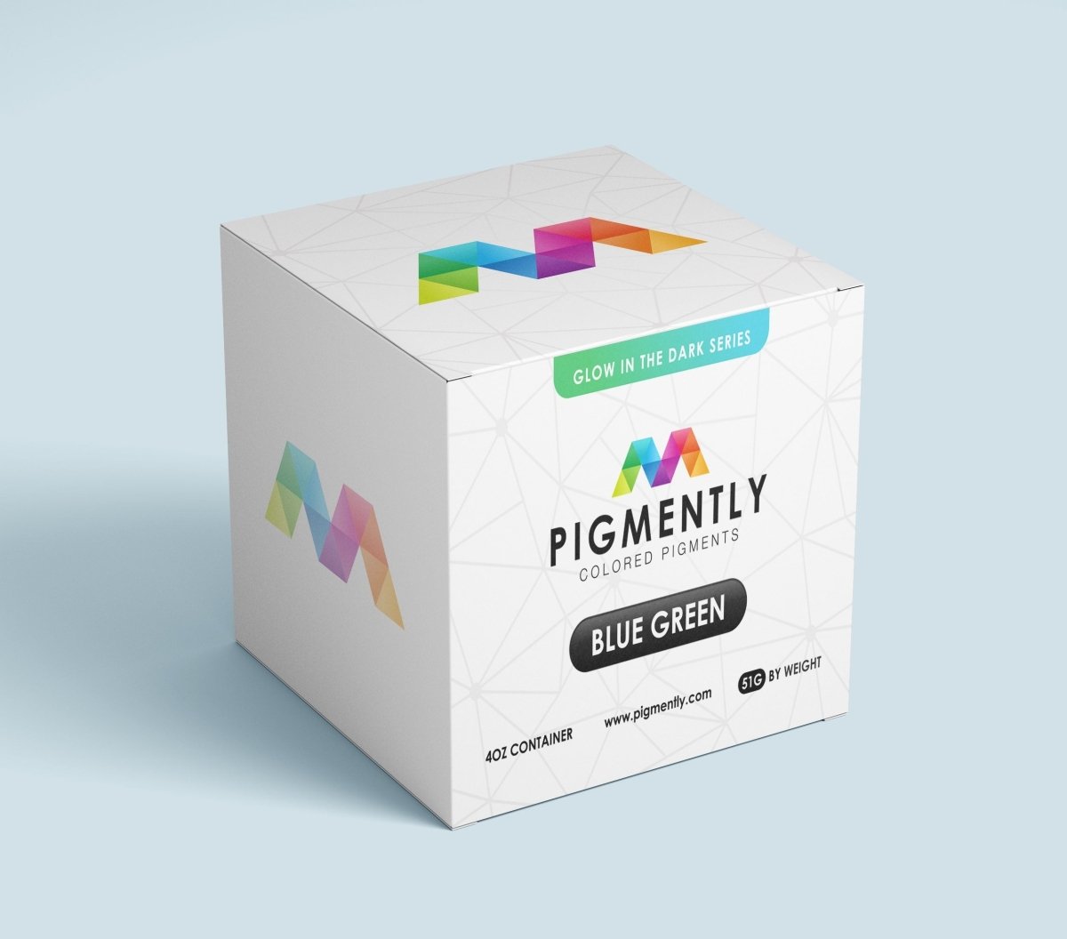 Blue/Green Glow in the Dark Epoxy Powder Pigment - SiliNOT!