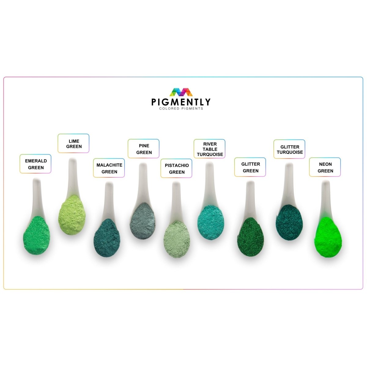 Emerald Green Epoxy Powder Pigment - SiliNOT!