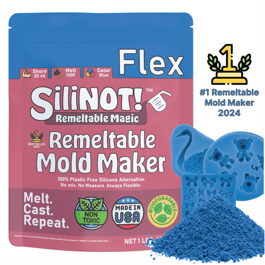 Flex | Remeltable Silicone Free Mold Maker - SiliNOT!