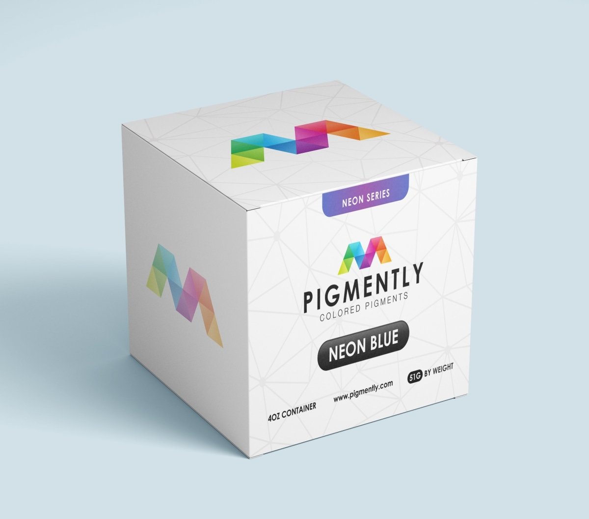 Neon Blue Epoxy Powder Pigment - SiliNOT!