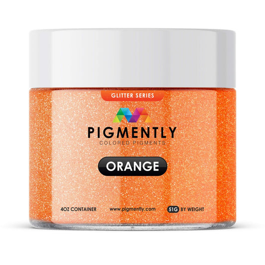 Orange Glitter Epoxy Powder Pigment - SiliNOT!