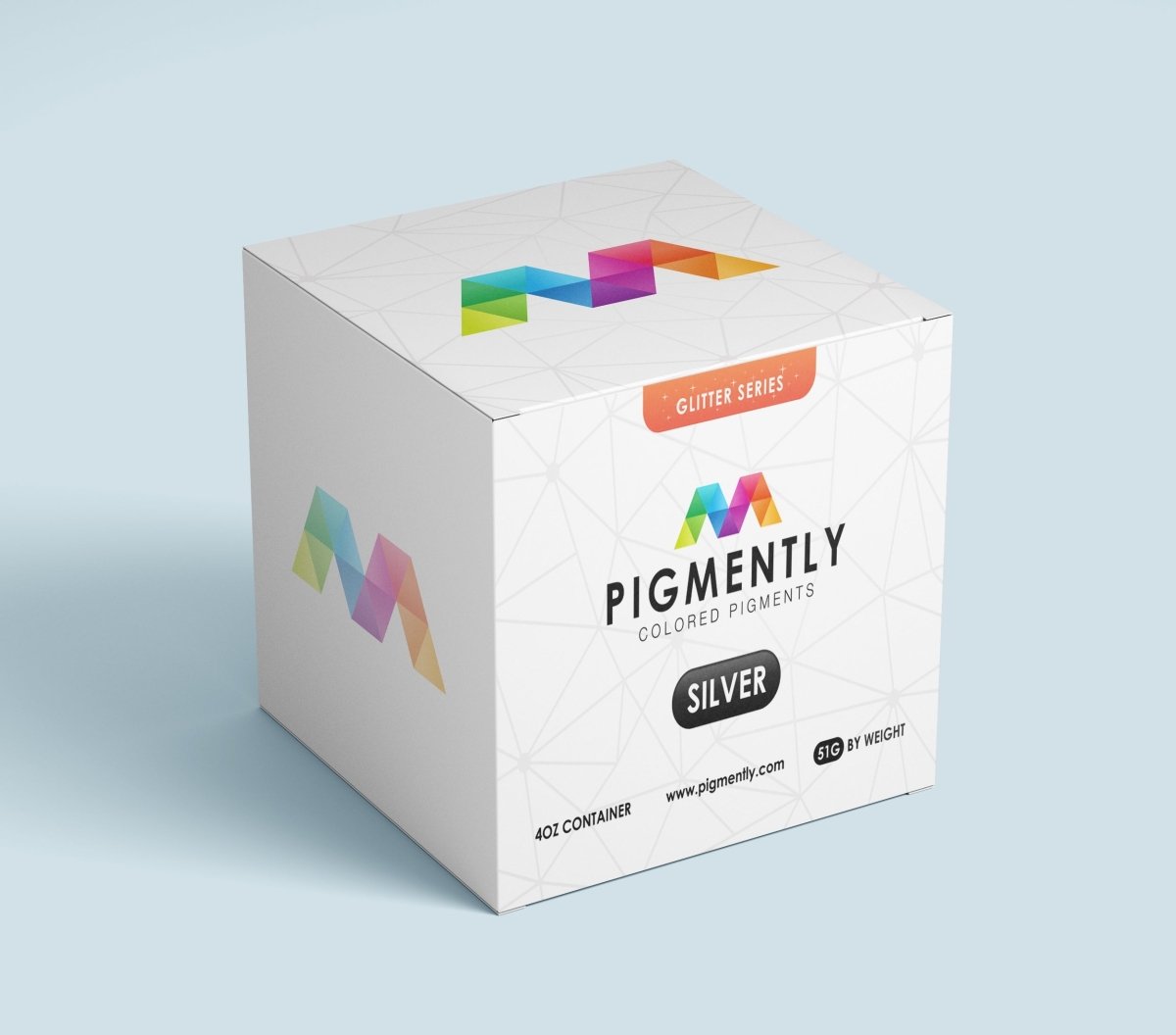 Silver Glitter Epoxy Powder Pigment - SiliNOT!