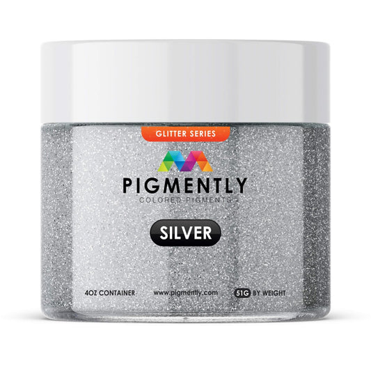 Silver Glitter Epoxy Powder Pigment - SiliNOT!