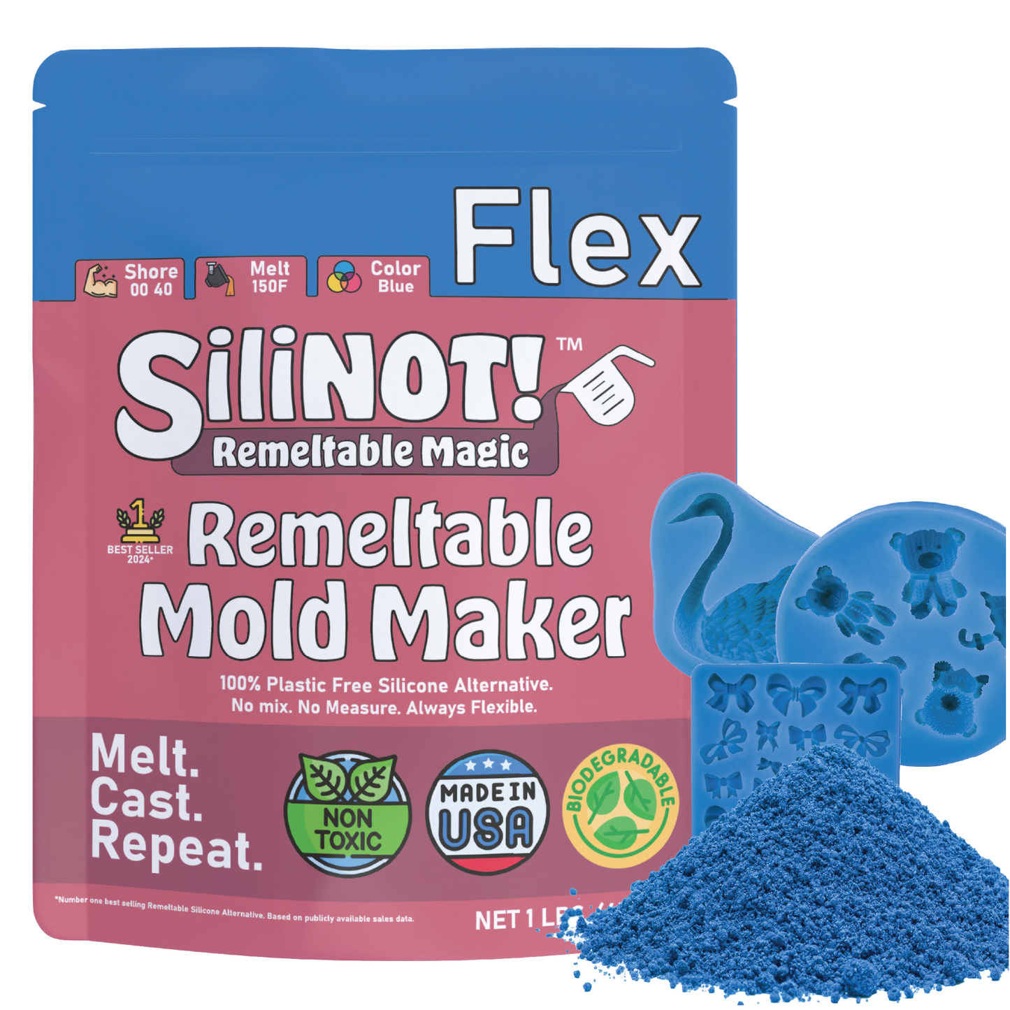 Flex | Remeltable Non-Toxic Eco-Friendly Mold Maker