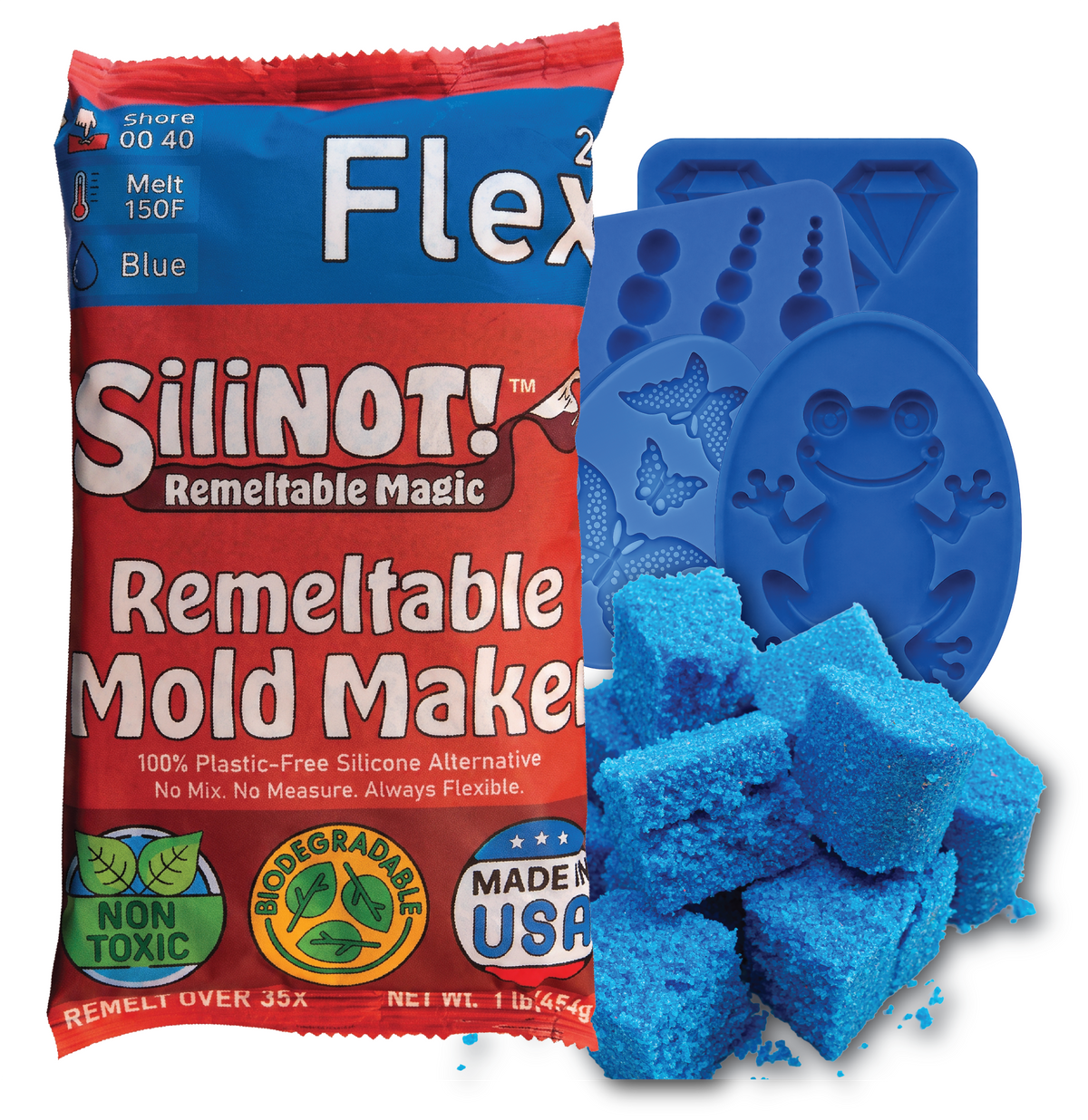 Flex 2.0 | Remeltable Silicone Free Mold Maker
