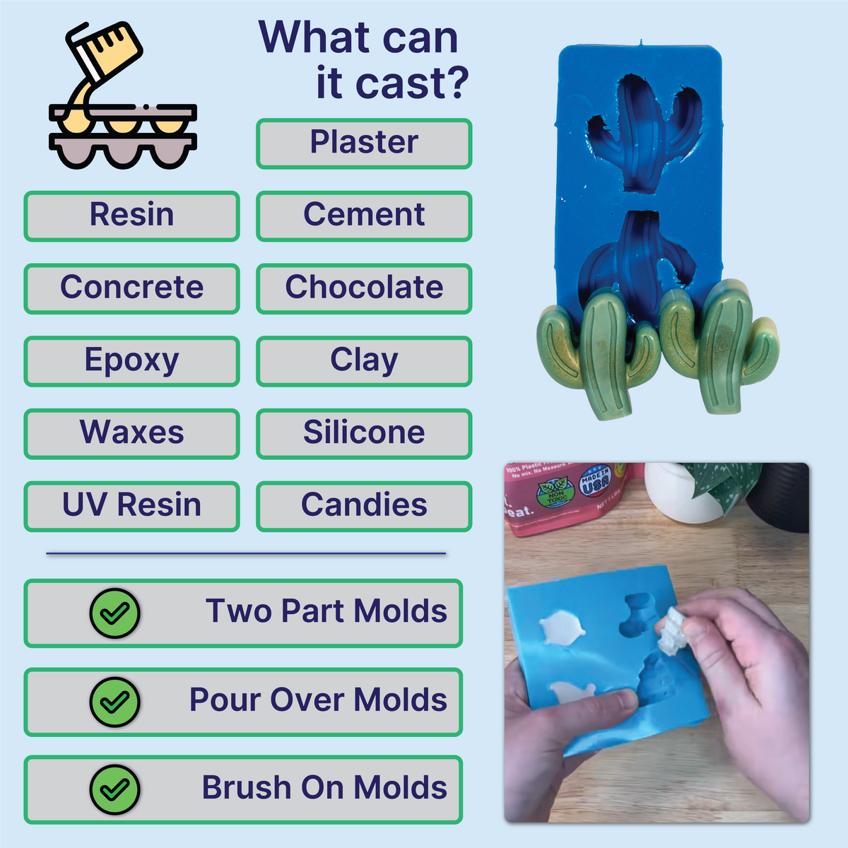 Flex 2.0 | Remeltable Silicone Free Mold Maker