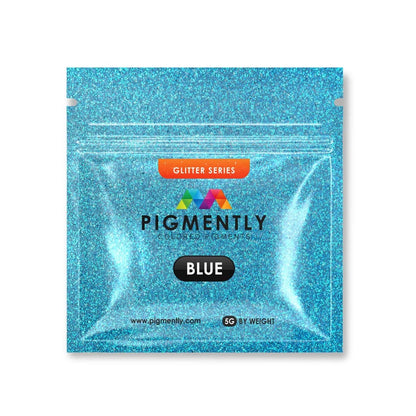 Blue Glitter Epoxy Powder Pigment - SiliNOT!