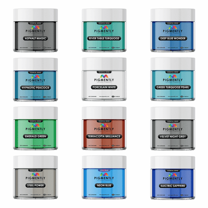 Mica Powder Pigments 12 Bundle Pack - SiliNOT!