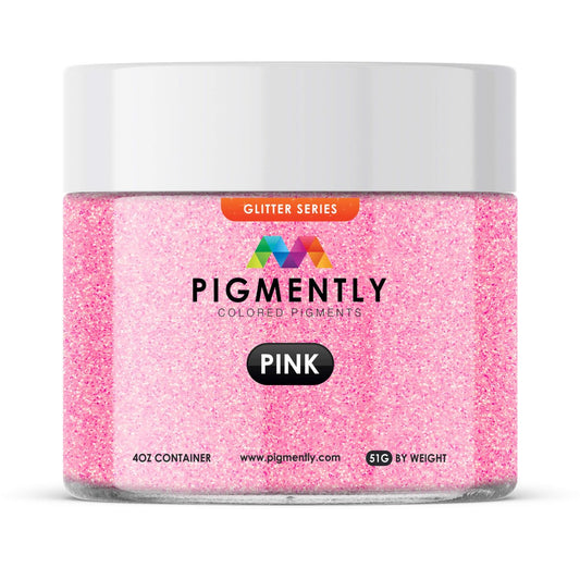 Pink Glitter Epoxy Powder Pigment - SiliNOT!