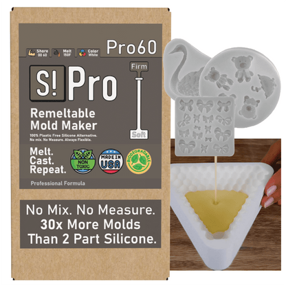 Pro Series | High Detail Silicone Free Mold Maker | Remeltable & Biodegradable - SiliNOT!