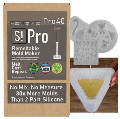 Pro Series | High Detail Silicone Free Mold Maker | Remeltable & Biodegradable - SiliNOT!