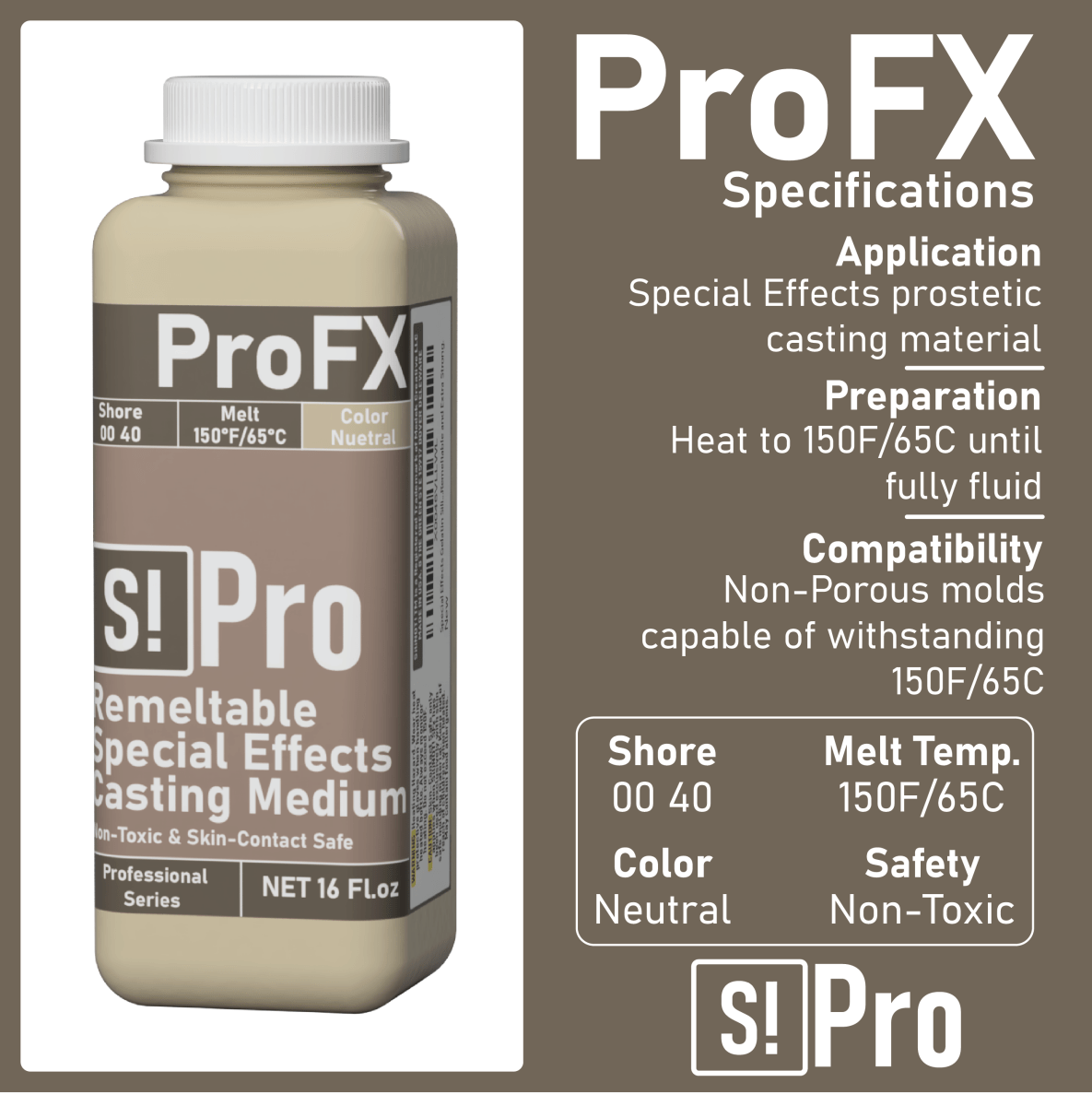 ProFX | Remeltable Special Effect Casting Material | Case Pack - SiliNOT!