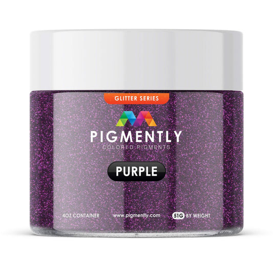 Purple Glitter Epoxy Powder Pigment - SiliNOT!