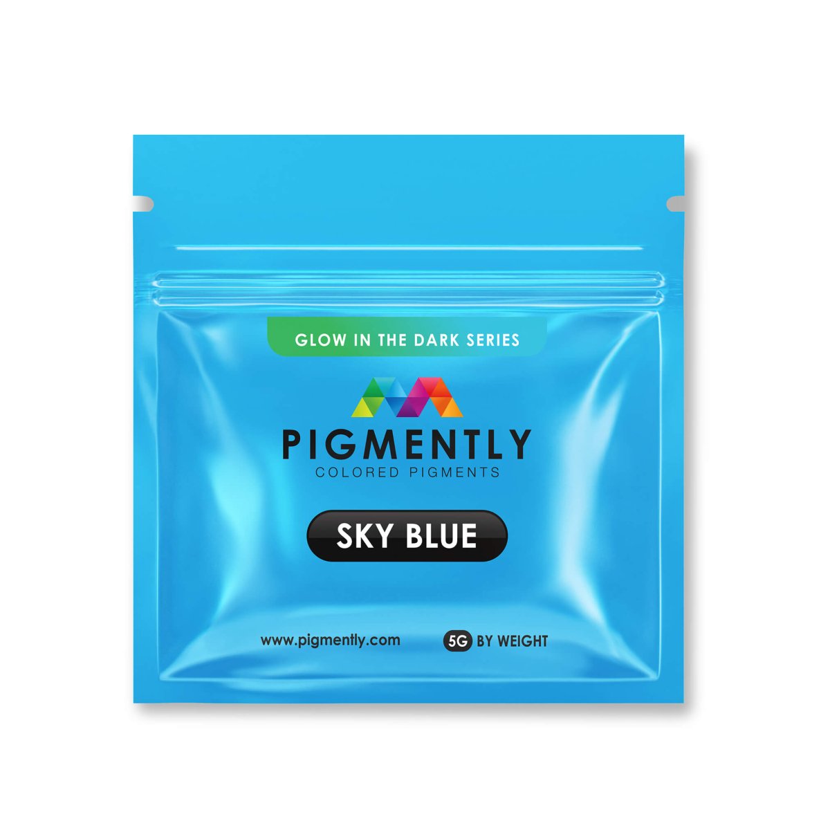 Sky Blue Glow in the Dark Epoxy Powder Pigment - SiliNOT!